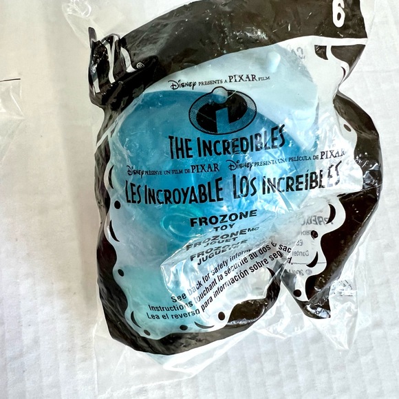 The Incredibles 4 McDonalds Toys  Mom,Jack Jack ,Dash, Frozone. - Picture 5 of 7